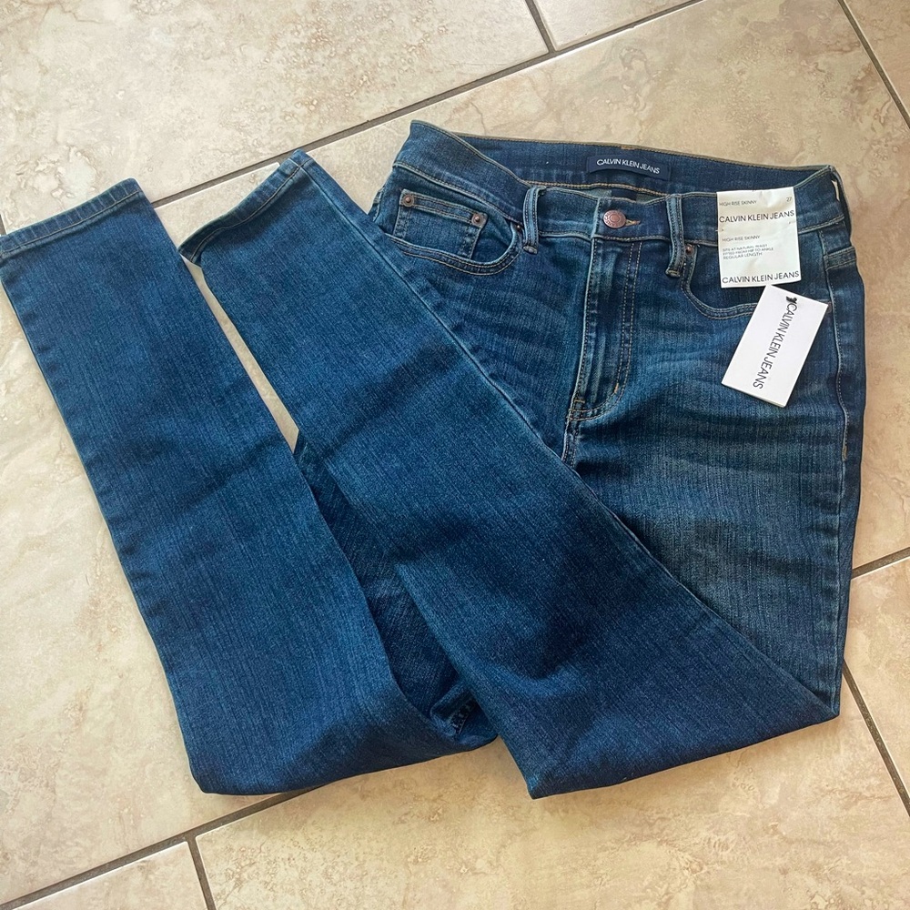 NWT Calvin Klein High Rise Skinny Jean